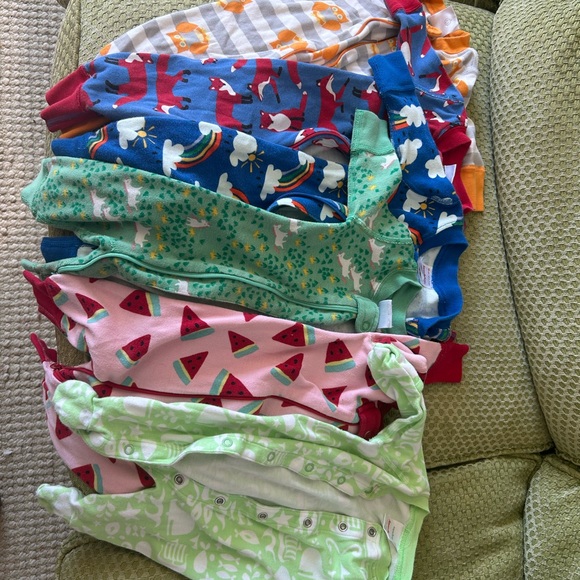 Hanna Andersson 5 - 0-3 mo sleepers - some never been worn